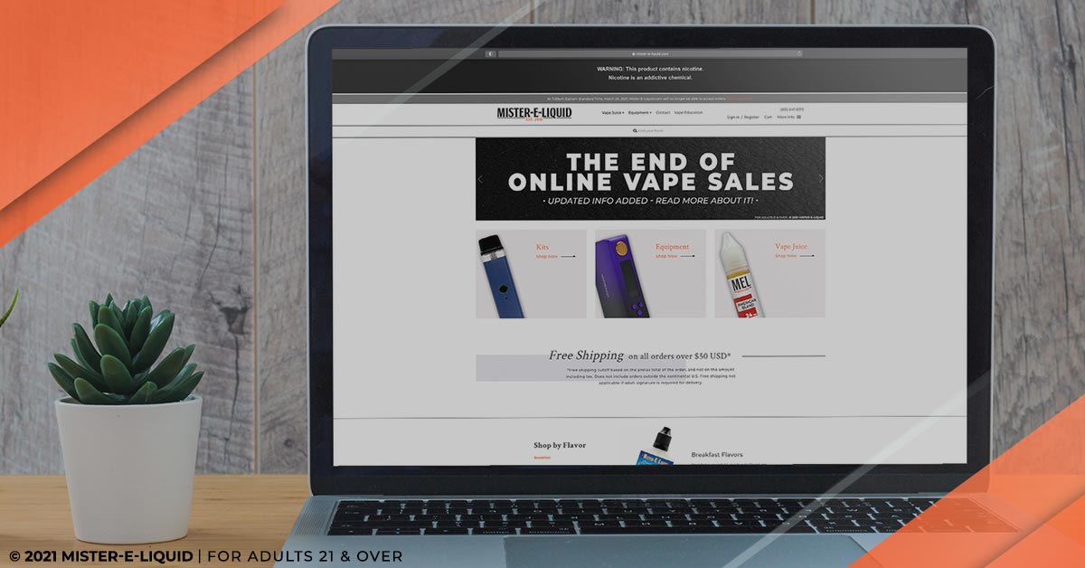 The End of Online Vape Sales